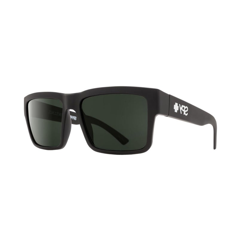 Spy Montana 673407973864 54MM Square for Men +BUNDLE with ACCESSORY EYEWEAR KIT Sunglasses for Men (Soft Matte Black/Gray Green Polarized) - Image 5