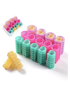 Generic Plastic Hair Styling Rollers - Magic Hair Curlers - 4 Pcs Color may vary  - Image 1