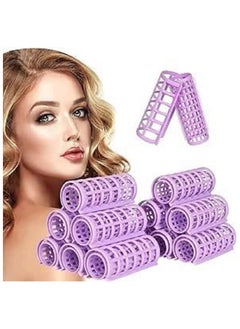 Generic Plastic Hair Styling Rollers - Magic Hair Curlers - 4 Pcs Color may vary  - Image 2