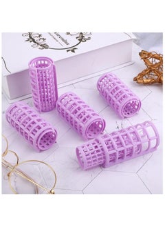 Generic Plastic Hair Styling Rollers - Magic Hair Curlers - 4 Pcs Color may vary  - Image 3