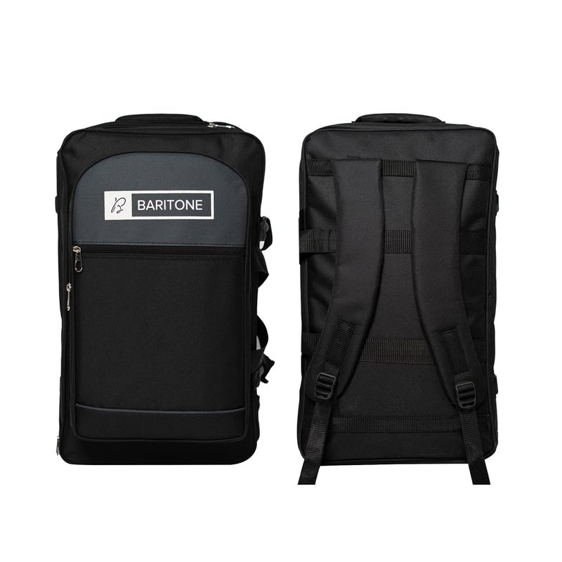 Baritone حقيبة بوليستر مع قسم للابتوب لجهاز التحكم DJ، غطاء مبطن متوافق مع Numark Mixtrack Pro FX/Platinum FX، Roland SPD 30، Boss GT-10، BOSS GT-100، حقيبة Line6 HD500، أسود - Image 2