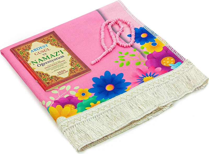 İhvan Online My Daughter's Prayer Set - First Step to Prayer Set - Pink