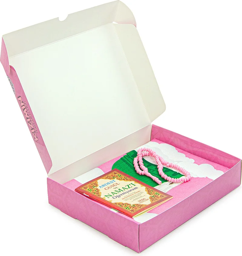 İhvan Online My Daughter's Prayer Set - First Step to Prayer Set - Pink