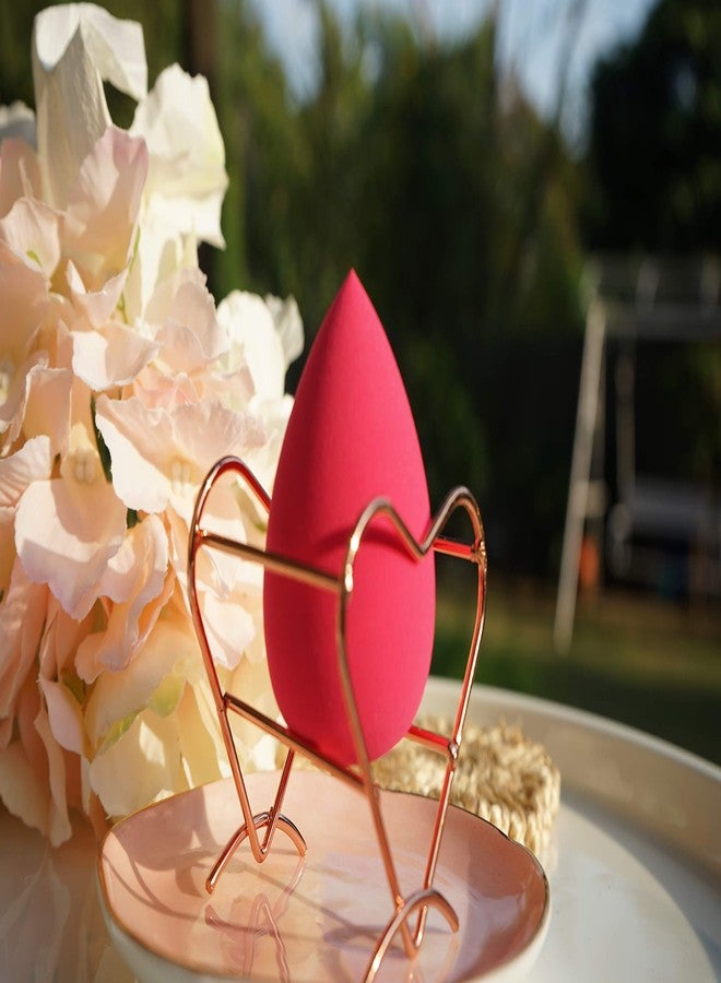 Fennec Mart Professional Makeup Sponge Beauty Blender For Blending Face Makeup, Pink Face Sponge Puff - Image 3