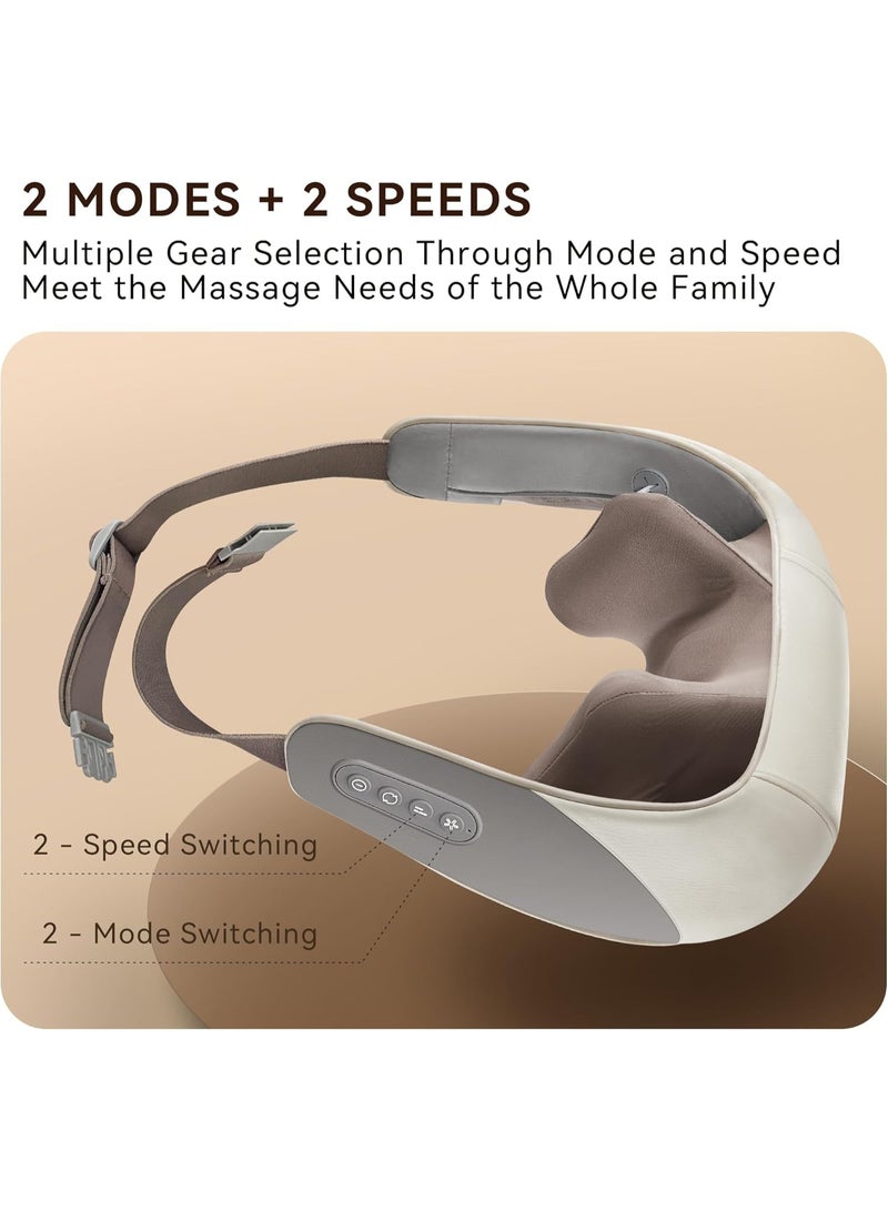 Mini Shiatsu Neck & Shoulder Massager with Heat – Deep Tissue Pain Relief – Electric Kneading Massager – Professional Relaxation Tool for Home & Office - Image 5