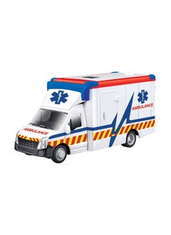 Bburago Bburago Municipal Ambulance Vehicle with Stretcher  - Image 1