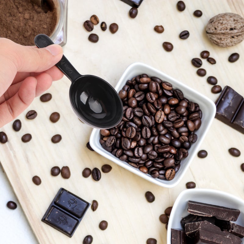 5 Pcs Coffee Bean Measuring Spoons Thicken Useful 7g/0.25oz Measuring Tablespoons Spoons Kitchen Cooking Tool (Black) - Image 4