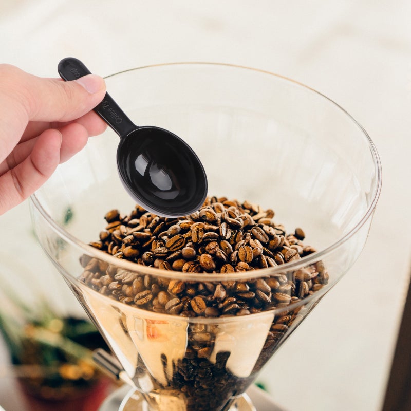 5 Pcs Coffee Bean Measuring Spoons Thicken Useful 7g/0.25oz Measuring Tablespoons Spoons Kitchen Cooking Tool (Black) - Image 3