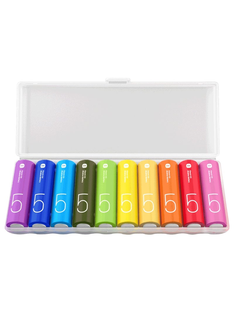 Xiaomi AA Rainbow Batteries 10 Count - Image 1