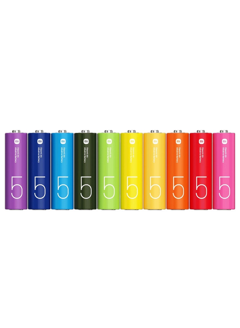 Xiaomi AA Rainbow Batteries 10 Count - Image 2