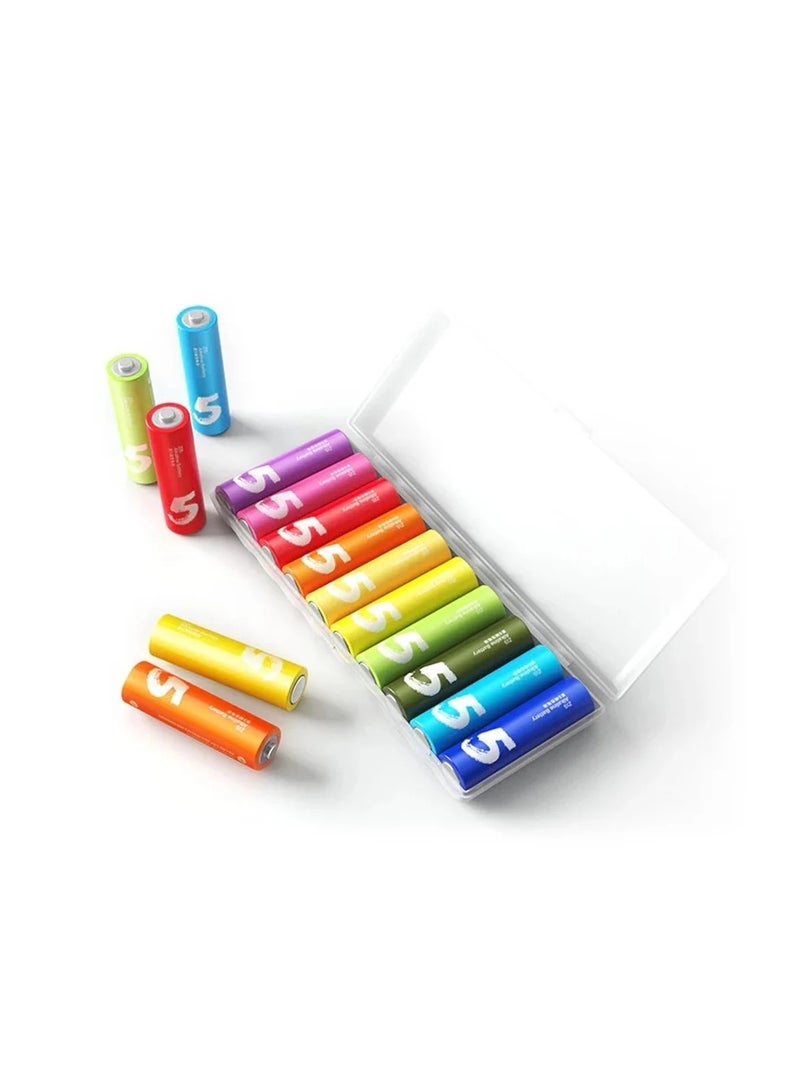 Xiaomi AA Rainbow Batteries 10 Count - Image 4