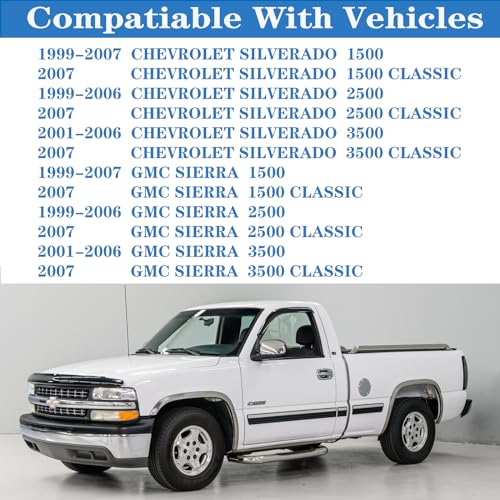 BEONEO 12477640 Gear Shifter Cable for Silverado Chevrolet Chevy GMC Sierra 1500 2500 3500 Transmission Shift Cable 905-144 4x4 pick-up Truck 4wd 1999 2000 2001 2002 2003 2004 2004 2005 2007 4l60e 4l80e 2PCS - Image 2