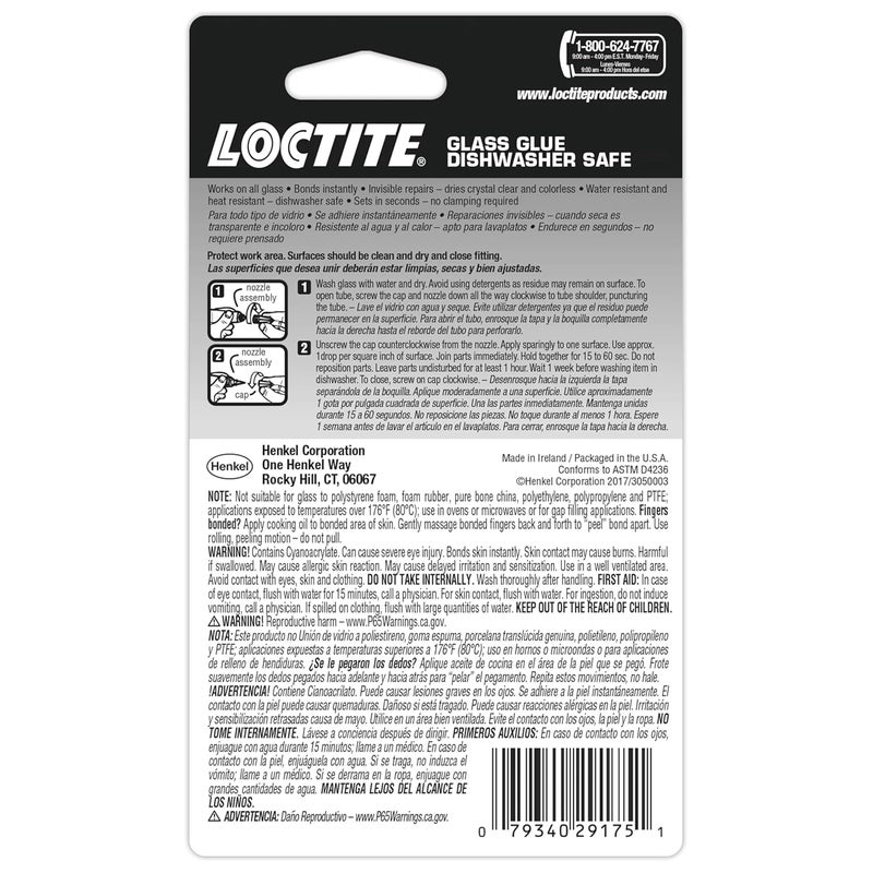 Loctite GLUE INSTANT .07oz GLASS - Image 3