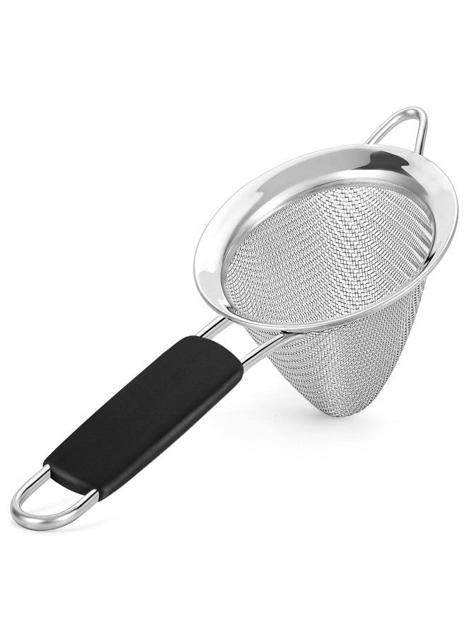 Kafoor Fine Mesh Strainer - 3.3 Inch Conical Sieve - Tea Strainers for Loose Tea, Coffee Strainer, Food Strainer, Juice Strainer, and Much More! - Image 1