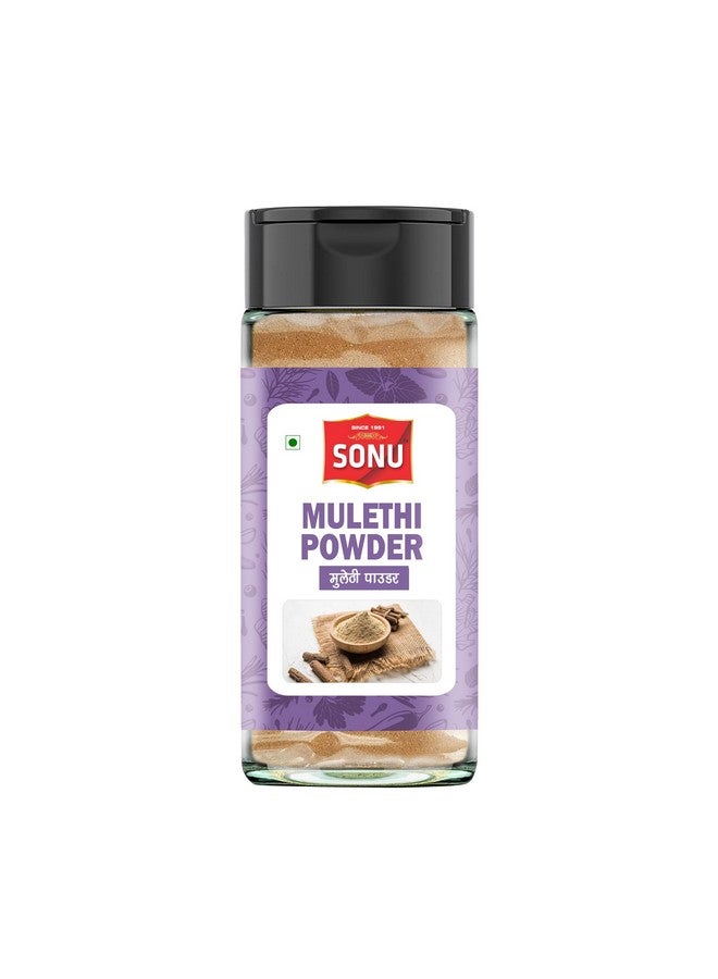 Sonu Organic Mulethi Powder For Face, Eating (100 Gram) Jar Pack,licorice powder,Yashtimadhu Powder - Image 1
