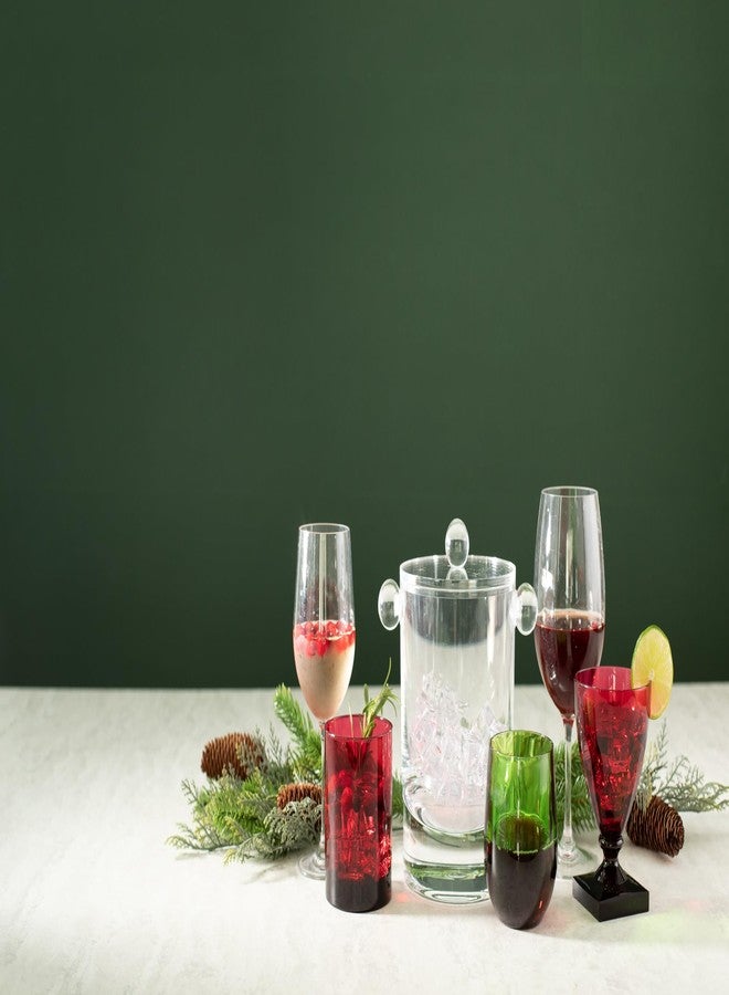 كاسباري دلو ثلج كاسباري أكريليك سعة 60 أونصة مع غطاء شفاف كريستالي - قطعة واحدة - Image 4