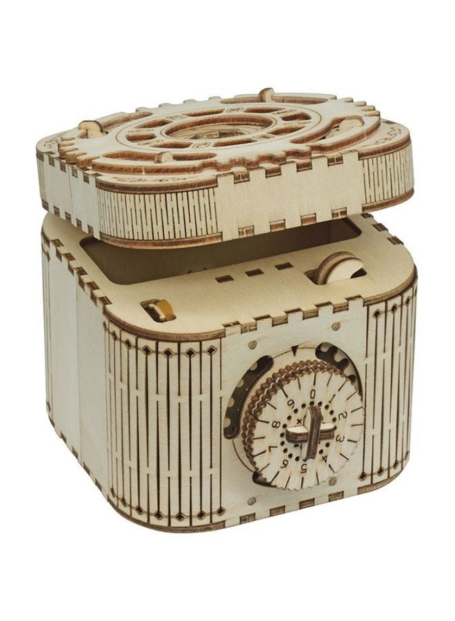 Wooden Music Box 3D Puzzle 10x12x10cm - Image 3