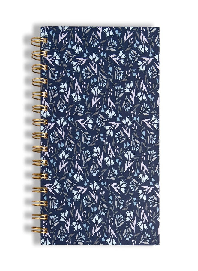 U Brands Navy Floral Spiral Bound Journal and Pen Set, Gold-Tone Hardware, 2 Pieces - Image 2