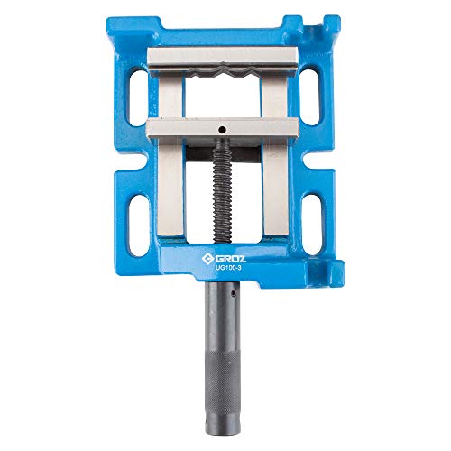 GROZ Drill Press Vice with 3 Mounting Options| Ideal for use with Drill Stands, Bench Drills & Drill Presses| All Axes Drilling| Jaw Width: 100 mm |Jaw Opening: 88 mm| Jaw Depth: 30 mm| DPV/UG/3/100 - Image 2