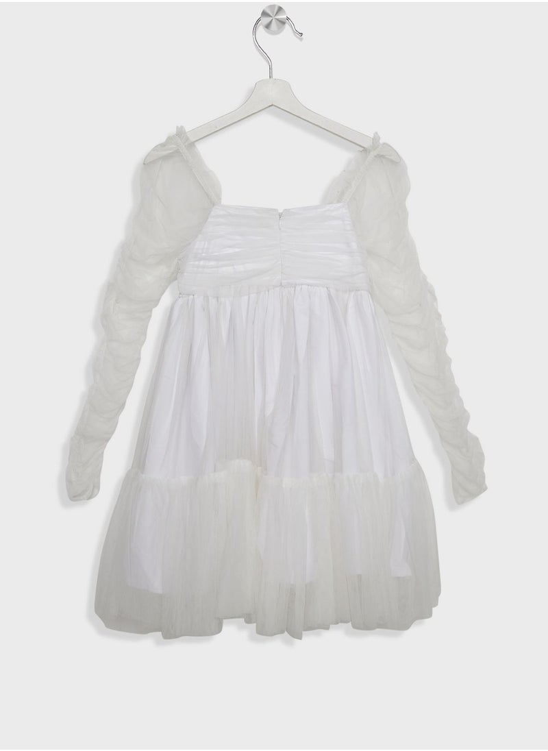 Bardot Junior Kids Embry Tulle Midi Dress  - Image 2