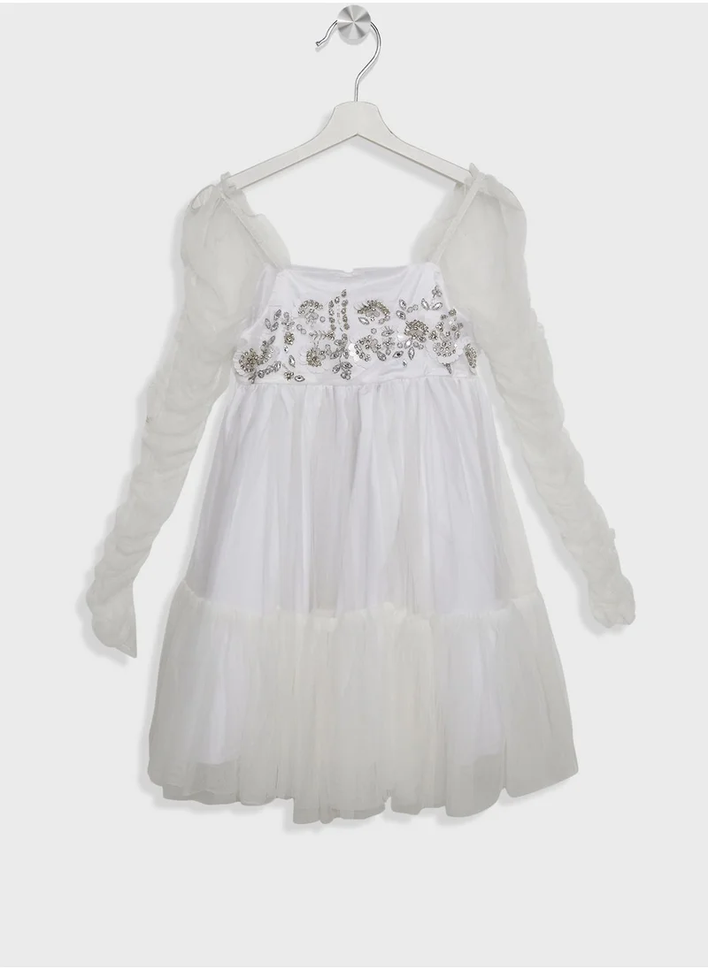 Bardot Junior Kids Embry Tulle Midi Dress