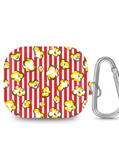 StylePods Case for Airpods 3rd Gen Case With Anti-Lost Keychain - Popcorn Pop