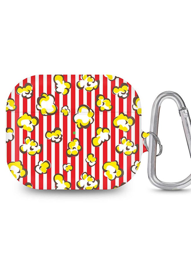 Stylizedd - StylePods Case for Airpods 3rd Gen Case With Anti-Lost Keychain - Popcorn Pop - Image 1