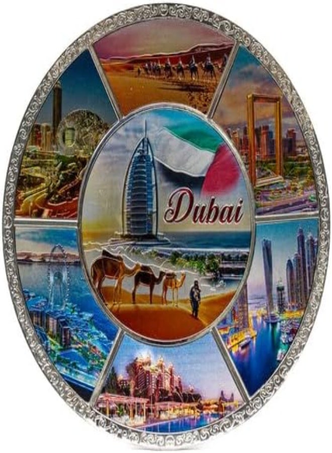 AKDC Dubai Souvenir Plate 5X7X8 Multicolour - Image 5