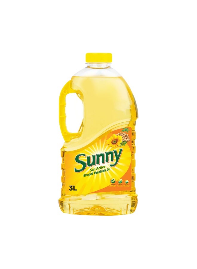 Sunny Sun Active Blended Vegetable Oil 3 L - Image 1