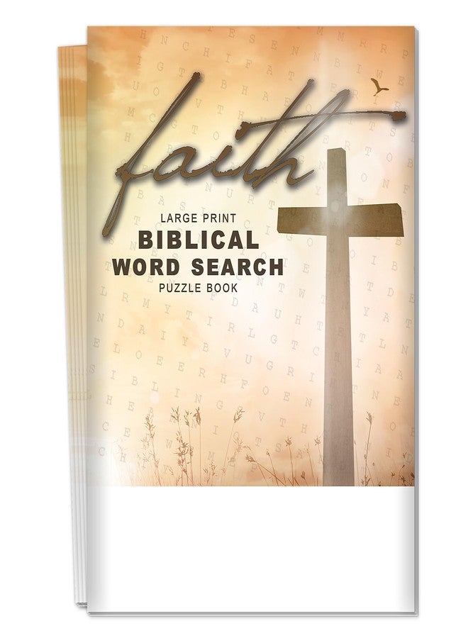 ZOCO - Large Print Bible Word Search Puzzle Books - 25 Pack - Easy-to-Read Christian Word Find - Bulk Activity Books for Seniors, Nursing Homes, Church Groups - Image 1