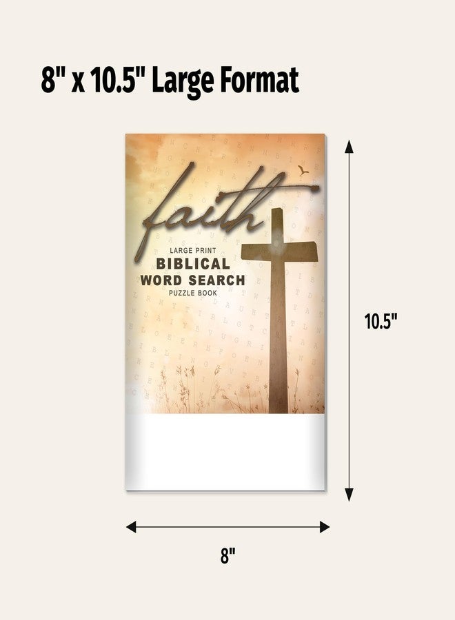 ZOCO - Large Print Bible Word Search Puzzle Books - 25 Pack - Easy-to-Read Christian Word Find - Bulk Activity Books for Seniors, Nursing Homes, Church Groups - Image 5