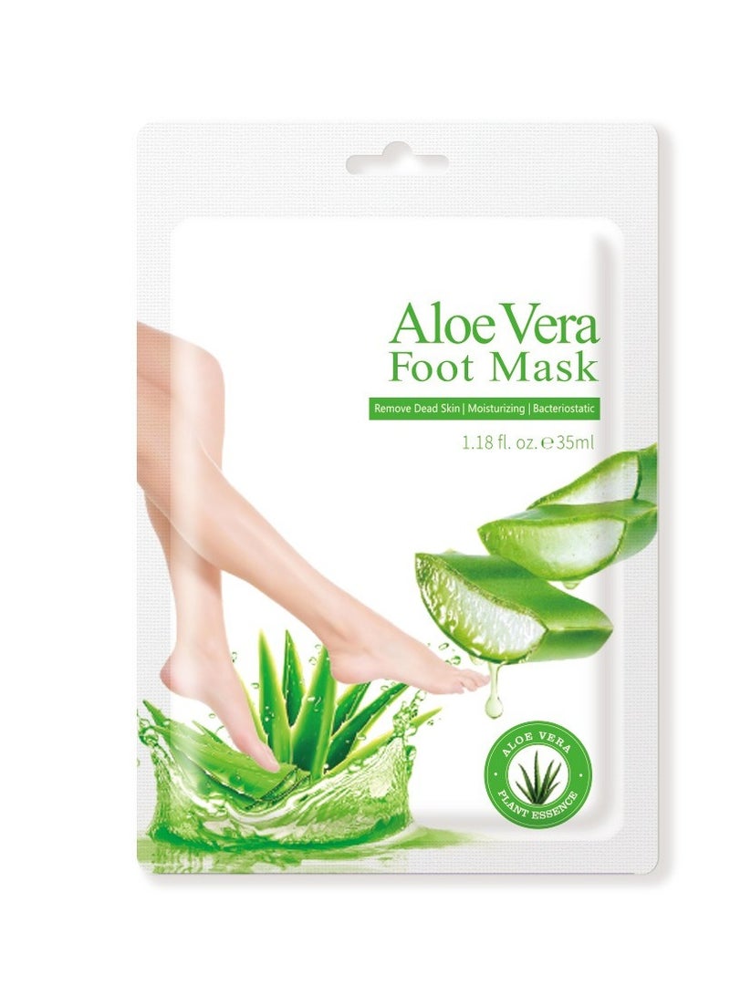 Kormesic 5PCS Aloe Vera Foot Mask 35ml/pair - Image 1