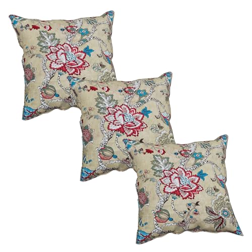 Trance Home Linen 144TC Diwan Set 100% Cotton 6 Piece | Deewan Printed Bedsheet Sets (Set of 6 Pc,1 Bed Sheet 54x88 Inch | 2-Bolster Cover 16x32 Inch | 3-Cushion Cover 16x16 Inch) Malhaar Red - Image 3