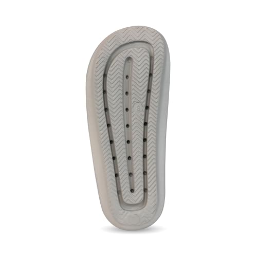 Hygear Men's GE-1004 Milky Grey Stylish & Comfortable Daily Use Slider/Slipper Size-8 - Image 2