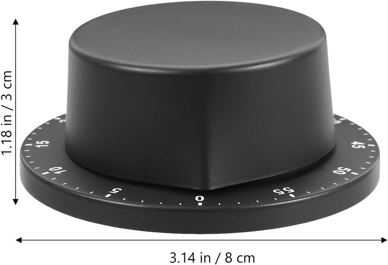 MAGICLULU Mechanical Kitchen Timer Manual Cooking Time Reminder 60-Minute Stainless Steel Baking Timer for Home Cooking and Baking Use - Image 2