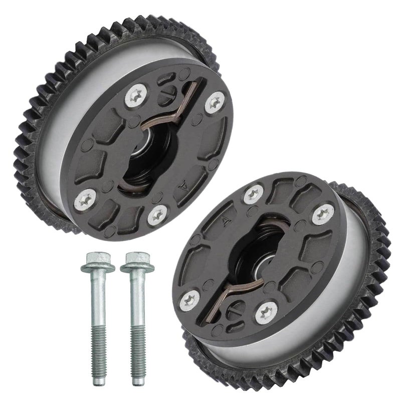 LDCRE 2PCS Variable Valve Timing Sprocket Gear Fit for 20162021 Chevy Malibu Cruze Equinox GMC Terrain Encore 14L 15L L4Intake Exhaust VVT Camshaft Phaser Sprocket Replace 916638 12643698 12655753 - Image 2