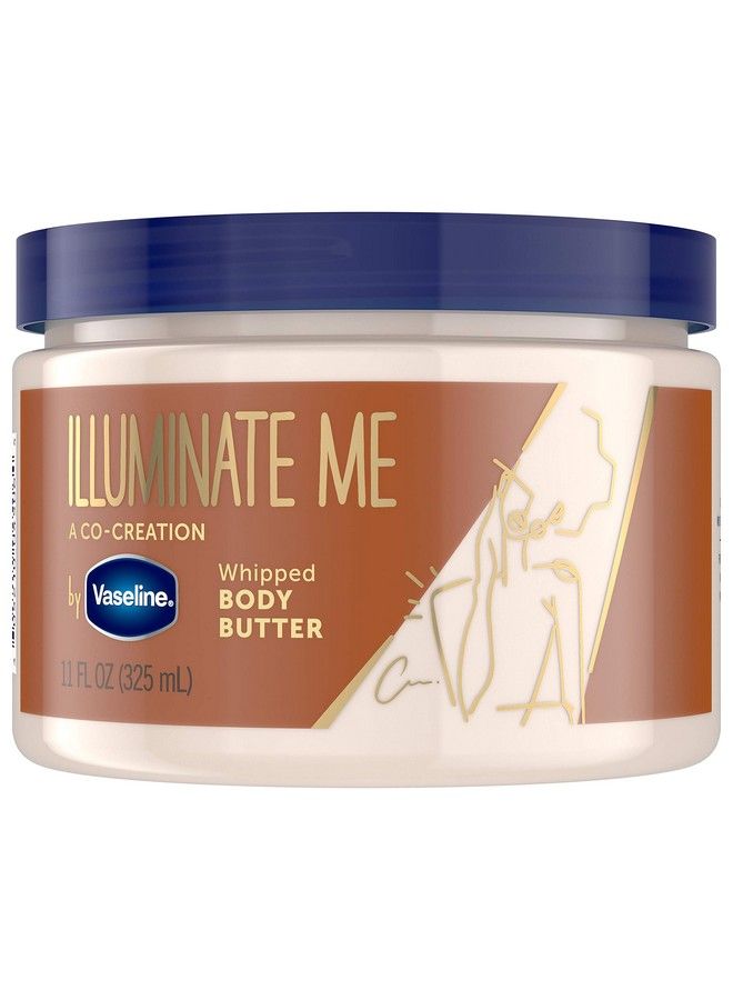 Vaseline Illuminate Me Body Butter Created For Melanin Rich Skin Whipped Body Butter Provides 24 Hour Moisturization For Dry Skin 11 Oz - Image 1