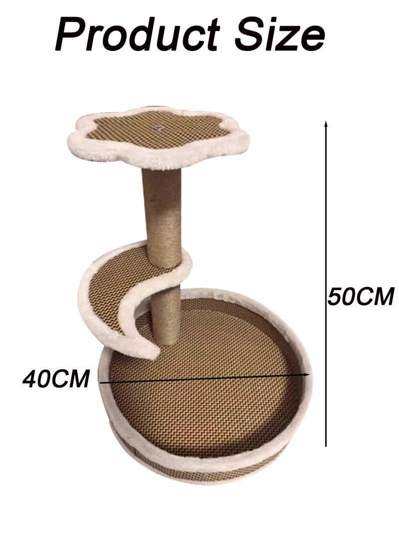 Kidle Cat Climbing Frame Cat Tree Cat House Cat Jumping Platform Cat Scratch Pillar Cat Supplies Jumping Platform Cat Scratch Board Vertical Pet Condo Cat Apartment Pet Condo Furniture for Kittens - Image 2