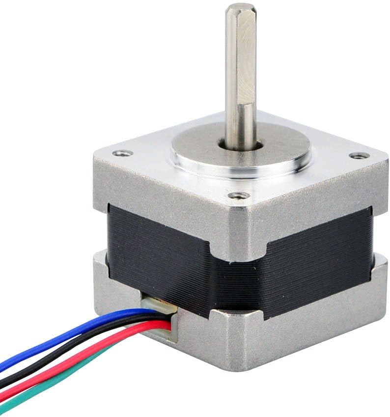 STEPPERONLINE Nema 14 Stepper Motor 0.9deg(400 Steps/rev) 0.4A 11Ncm/15.6oz.in Bipolar 4-Wires - Image 2