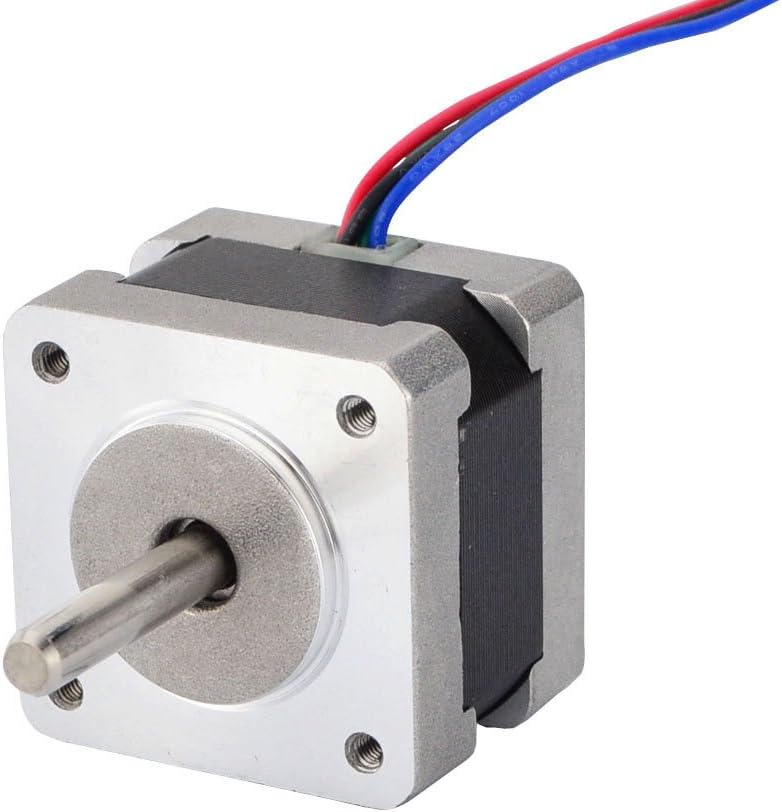 STEPPERONLINE Nema 14 Stepper Motor 0.9deg(400 Steps/rev) 0.4A 11Ncm/15.6oz.in Bipolar 4-Wires - Image 1