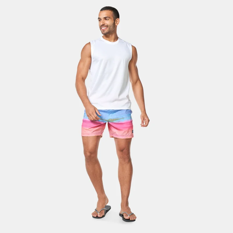 speedo Men's Printed Redondo Edge Swimming Shorts