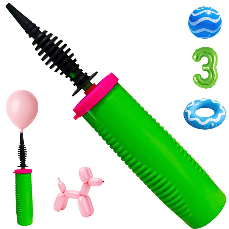 Doilomand Balloon Pump Hand Held â€“ Two Way Dual Action Inflator Air Pump for Balloons - Image 1