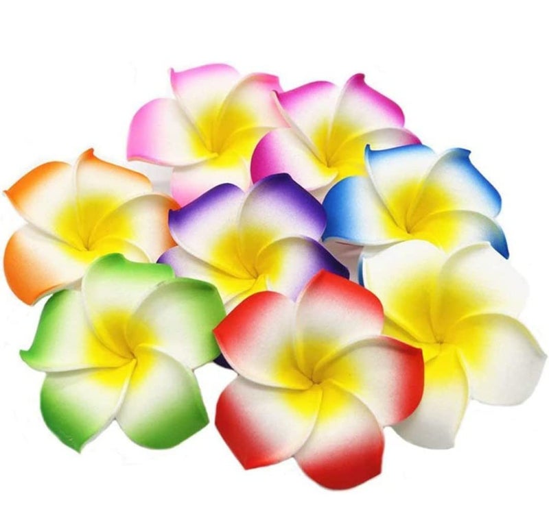 VRB Dec™ Artificial gBig Foam Hawaaii Fake Foam Water Floating Flowers for Pooja Thali, Festival and Events, Home, Table, Badroom, Pooja Room, Diwali Decoration (12, Purple) - Image 4