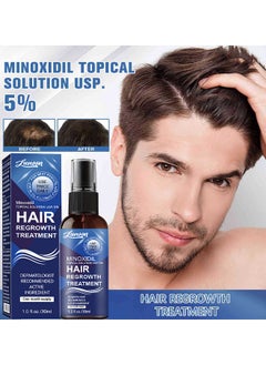 LUNOON Minoxidil Hair Regrowth Treatment - Growth Spray For Men And Women, 5% Minoxidil Hair Serum For Stronger Thicker Longer Hair Help To Stop Thinning And Loss Hair 30ML  - Image 2