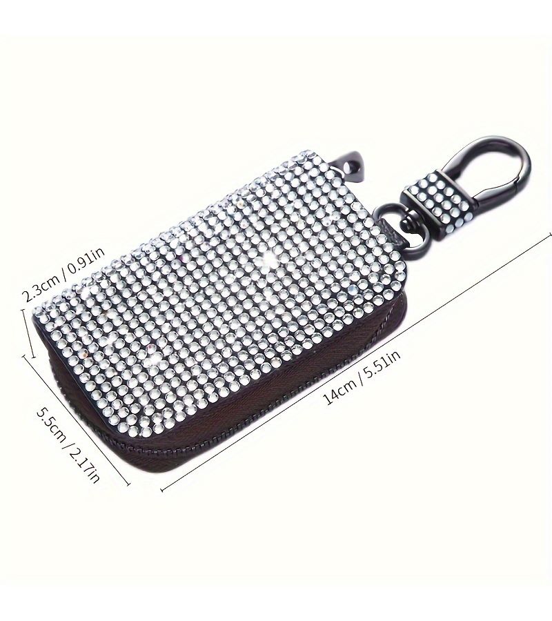 Pink Diamond Key Case For Car Keys Modern Protection - Image 2