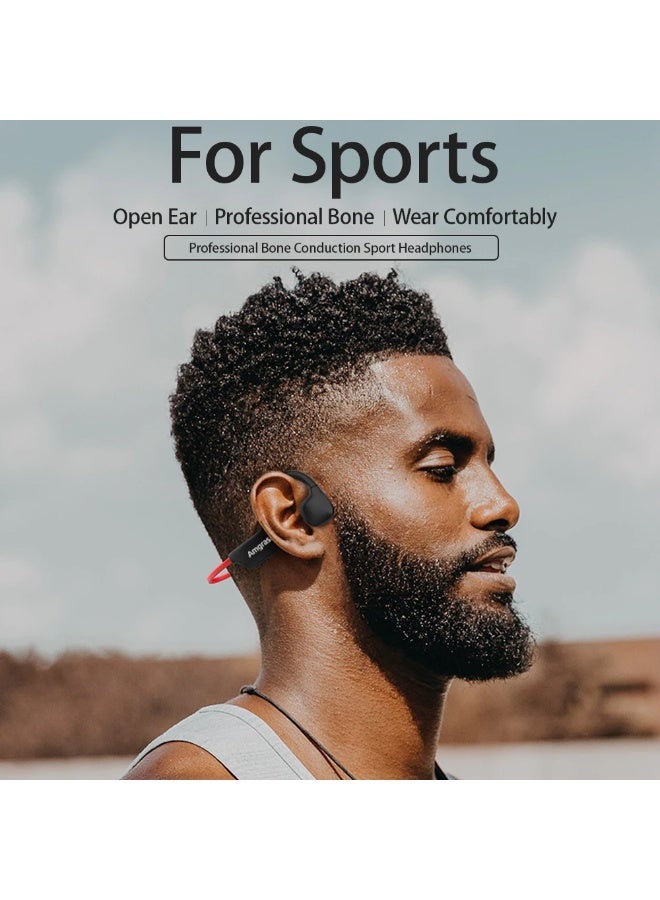 Amgras OpenMeta III Ultra Wireless Open-Ear Headphones - Black - Image 2