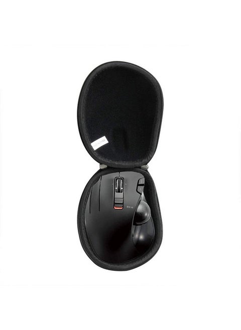 Hard Travel Case For Elecom Lefthanded 2.4Ghz Wireless Easy Thumb Control Trackball Mouse (Case For Elecom Mxt4Drbk)
