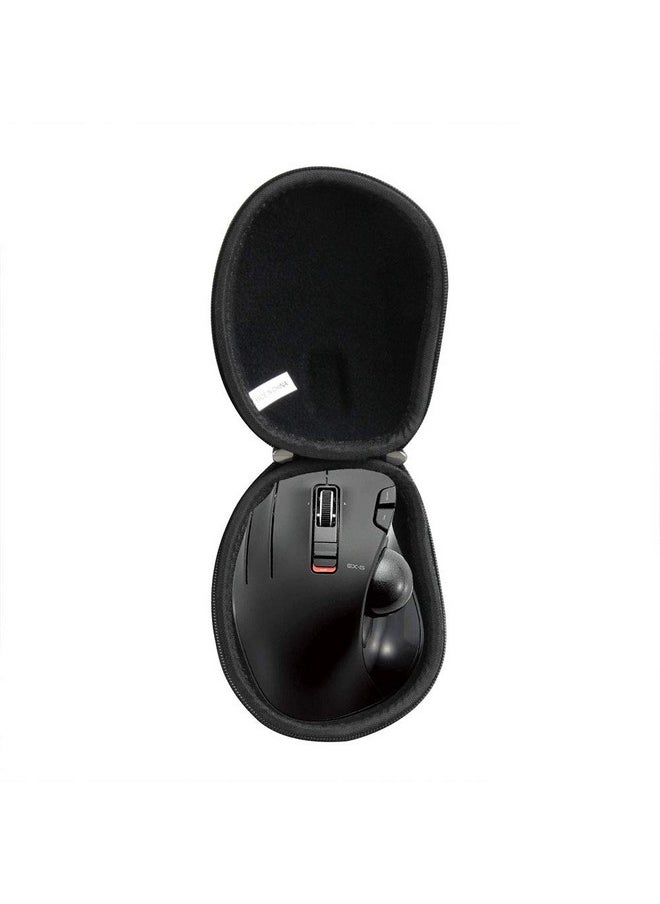 Hard Travel Case For Elecom Lefthanded 2.4Ghz Wireless Easy Thumb Control Trackball Mouse (Case For Elecom Mxt4Drbk)