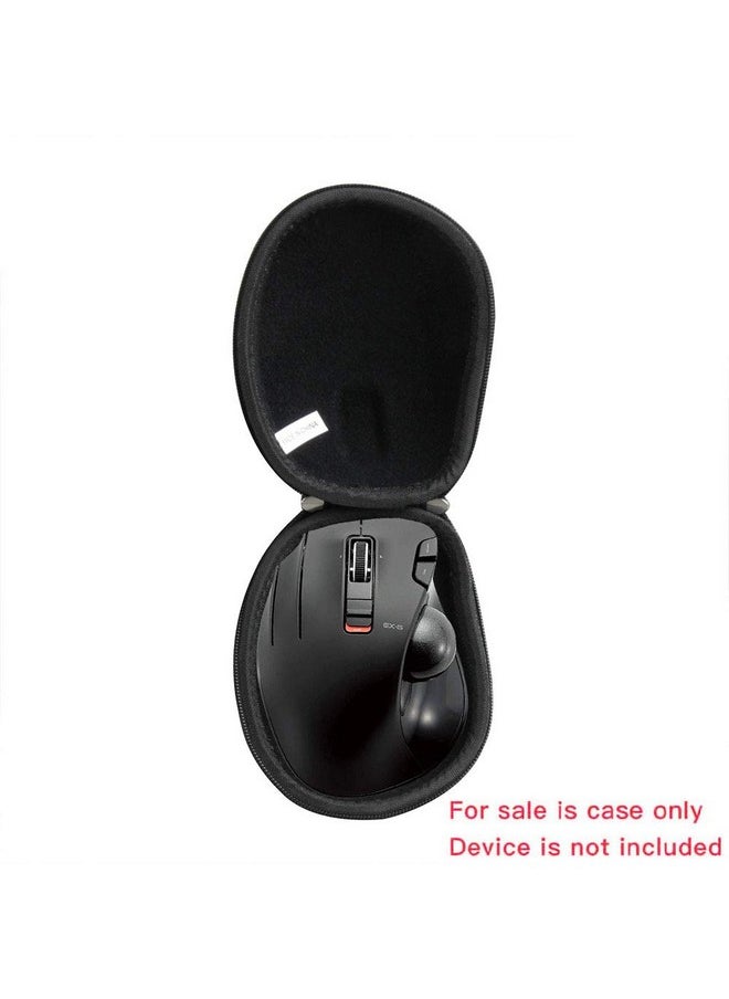 Hard Travel Case For Elecom Lefthanded 2.4Ghz Wireless Easy Thumb Control Trackball Mouse (Case For Elecom Mxt4Drbk)