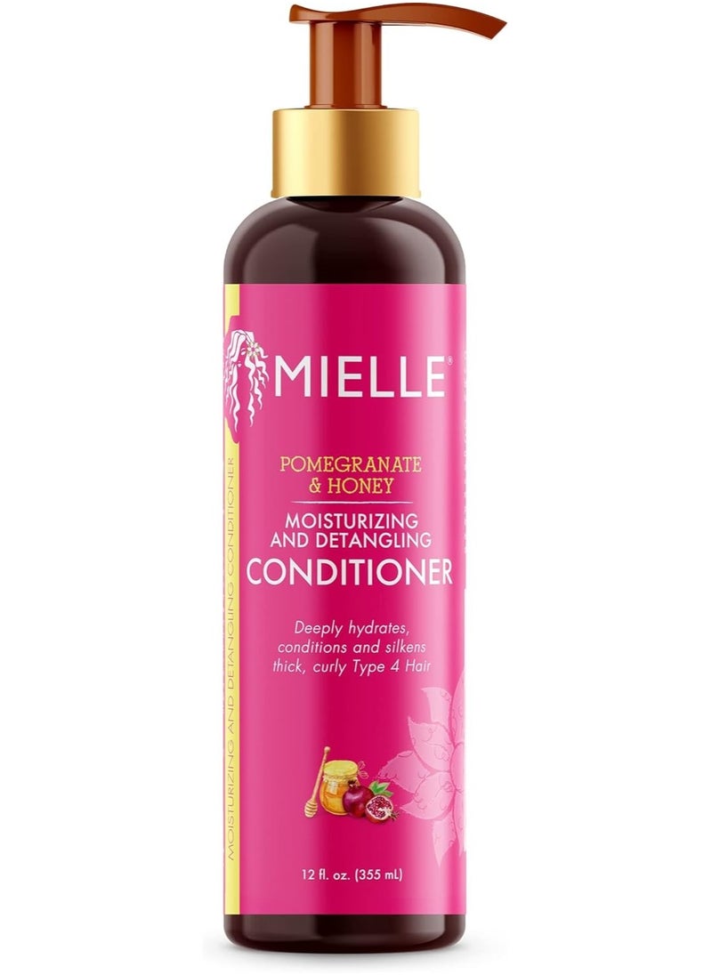 Generic - Mielle Pomegranate & Honey Detangling Conditioner, Hydrating & Moisturizer For Dry, Damaged, & Frizzy Hair, Treatment For Thick Curly Wavy Hair Type 4 Hair, 12-Fluid Ounces - Image 1